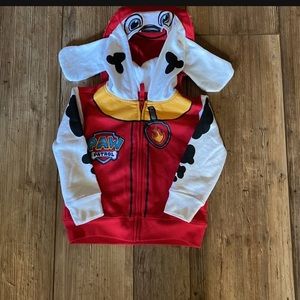 Paw patrol zip up hoody